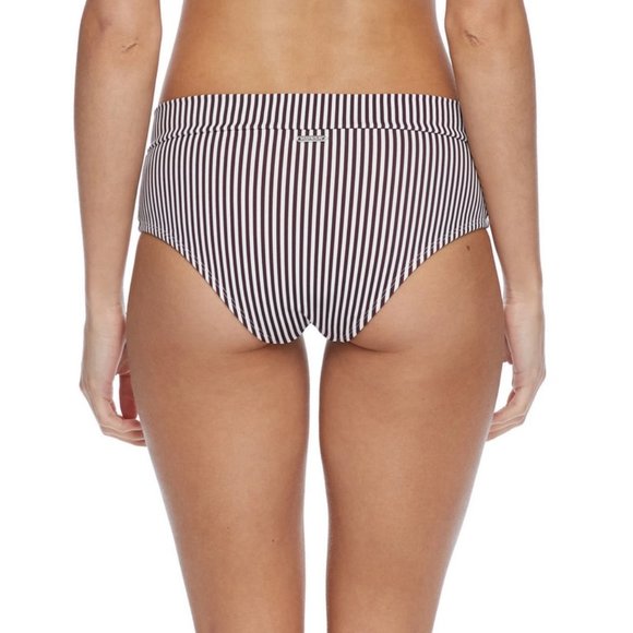 NWT Body Glove burgundy high waist bikini bottom - Picture 4 of 7